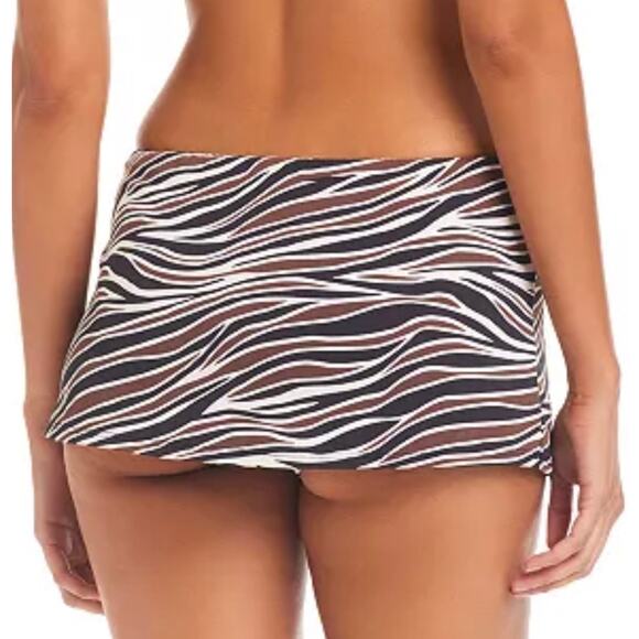 Bleu Rod Beattie Animal Instinct Skirted Hipster Bikini Bottom 10 NWT - Picture 2 of 2